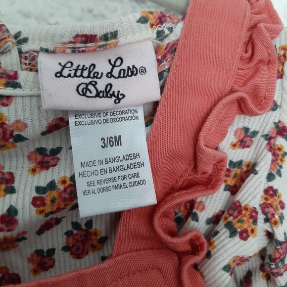 Floral Overall Set🌹3-6 months - Picture 3 of 8